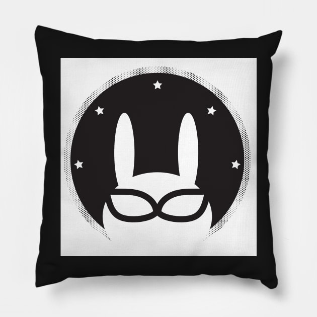 Héro de Lapin Pillow by LaurenPatrick