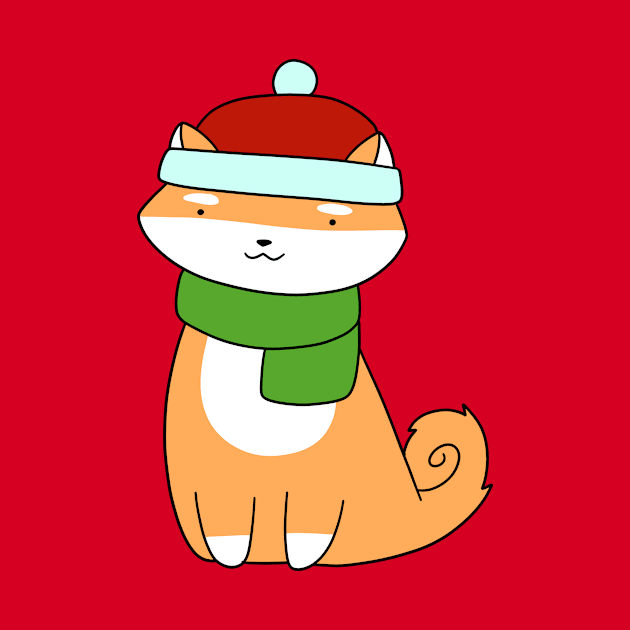 Winter Shiba by saradaboru