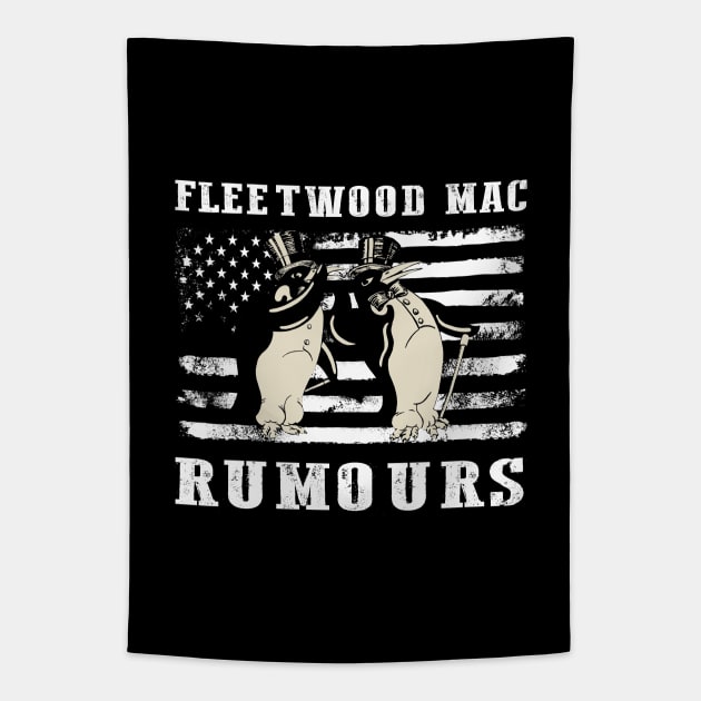 Distressed American Flag Rumours Legend Tapestry by Symmetry Stunning Portrait