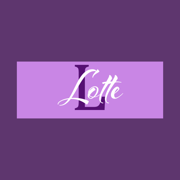 German Name "Lotte" by PandLCreations