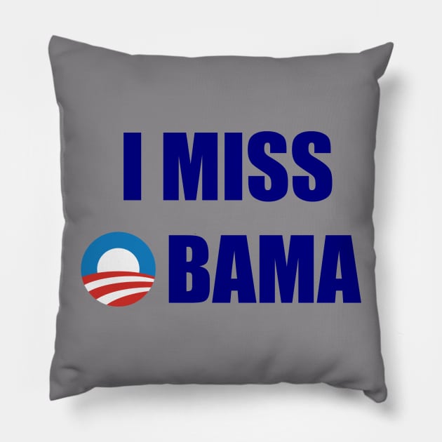 I Miss Obama Pillow by NYNY