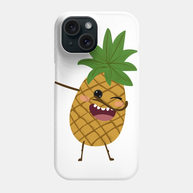 Dabbing Pineapple Aloha Beaches Phone Case by PhuNguyen