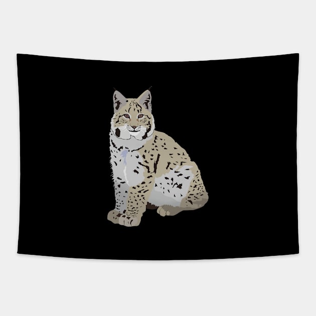 Lynx Wild Cat Tapestry by NorseTech