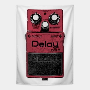 DM-2 Delay Pedal Guitar FX Fan Art Design Tapestry