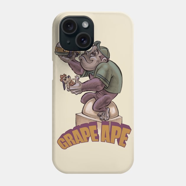 Grape Ape Phone Case by majanation