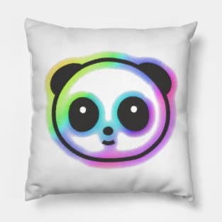 Colorful Glowing Panda Pillow