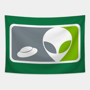 Alien UFO Tapestry