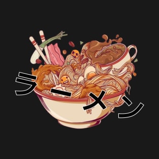 Anime style Ramen In A Bowl T-Shirt