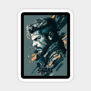 Snake Portrait Magnet