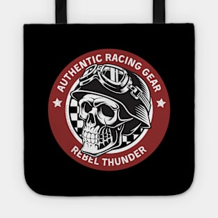 Rebel Thunder Racing Gear Skull Tote