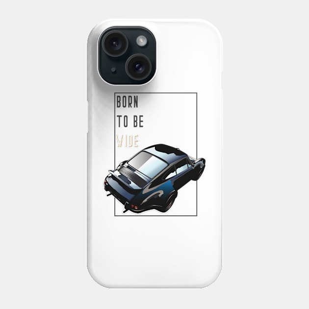 Born to be wide rwb Phone Case by El-bullit