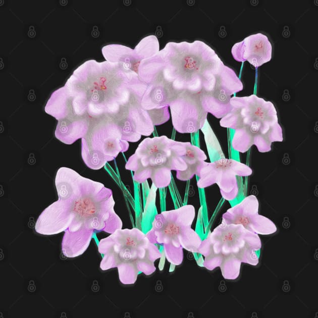 Soft Lilac Flowers by KC Morcom aka KCM Gems n Bling aka KCM Inspirations