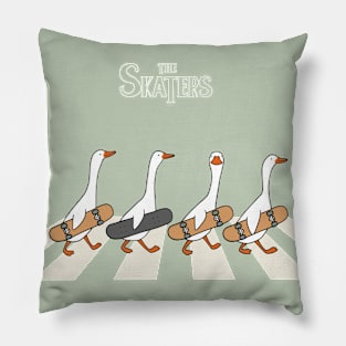 The Skaters On Abbey Road #Duck Pillow