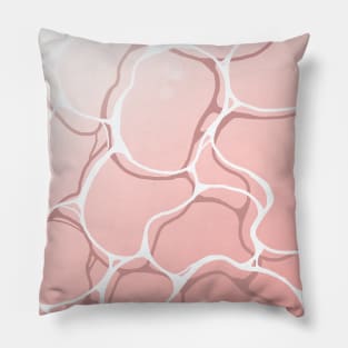 Pink water design Pillow