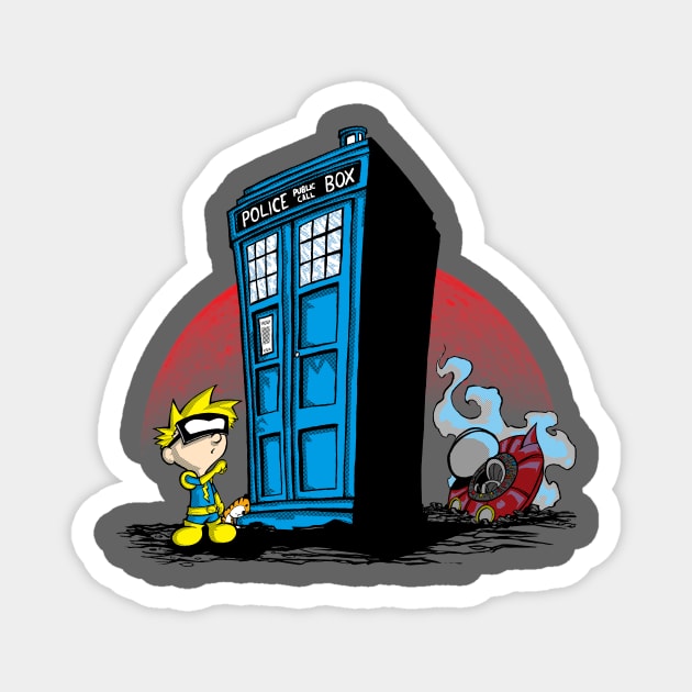 Spiff and the Doctor! Magnet by fmm3