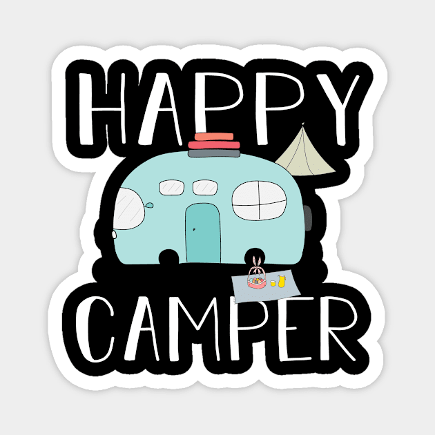 Happy Comper, Comping Lover Gift Magnet by followthesoul