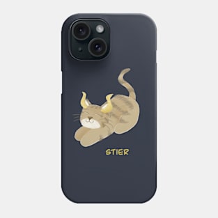 Stier Katze Phone Case