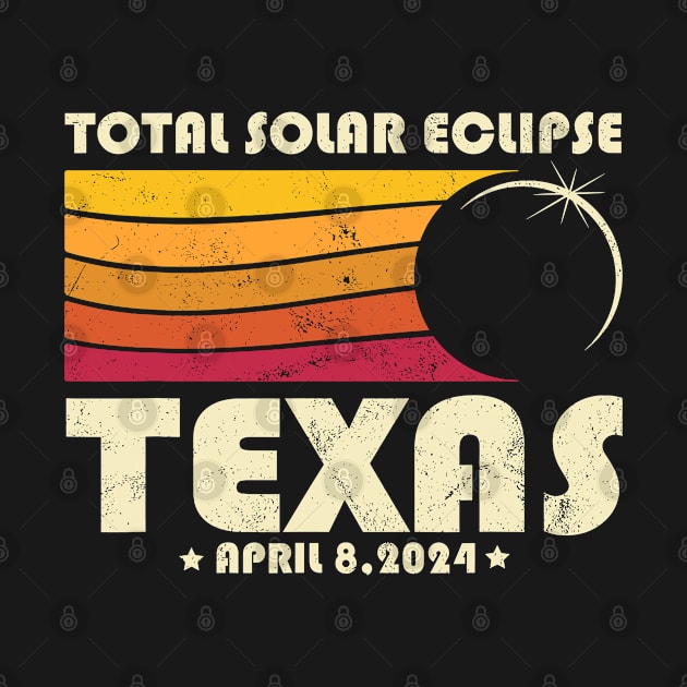 Total Solar Eclipse April 8 2024 Retro Groovy Women Kids Men by SmilArt