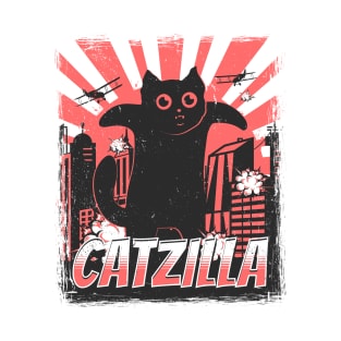 Catzilla Kaiju Cat T-Shirt