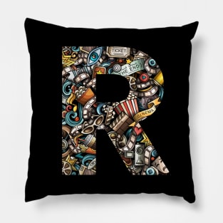 Monogram Letter R Pillow