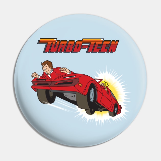 Turbo Teen Cartoon Pin by Chewbaccadoll