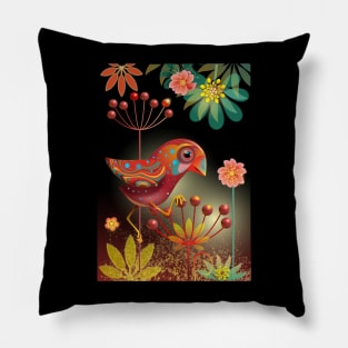 Fantasy Cute Bird Pillow