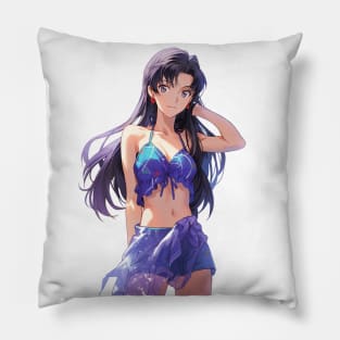 Misato Katsuragi Neon Genesis Evangelion Swimsuit Pillow