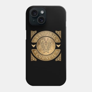 Vampiric Council Brass Emblem Phone Case