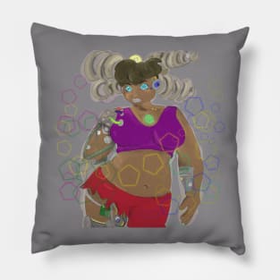 Cyborg Girl Pillow