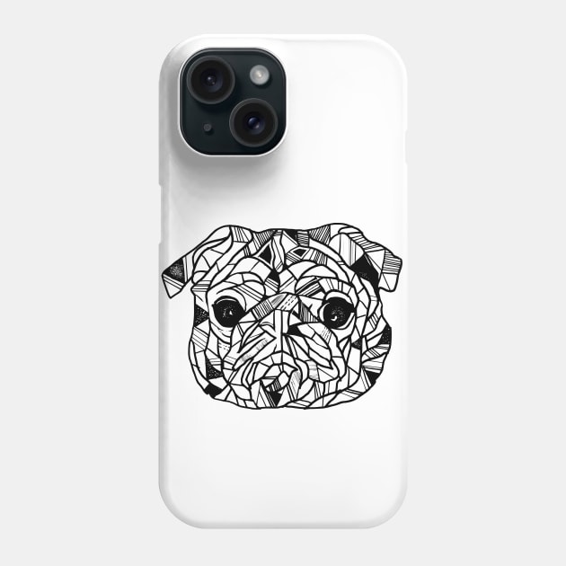 Pug Love Phone Case by jen28