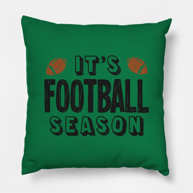 It's Football Season Pillow by hoddynoddy