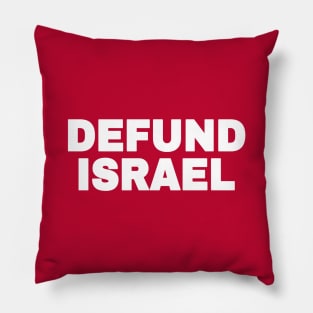 DEFUND ISRAEL - White - Vertical - Back Pillow