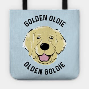 Golden Retriever Golden Oldie Retriever Dog Fan Tote