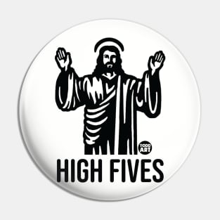 high five jesus Pin