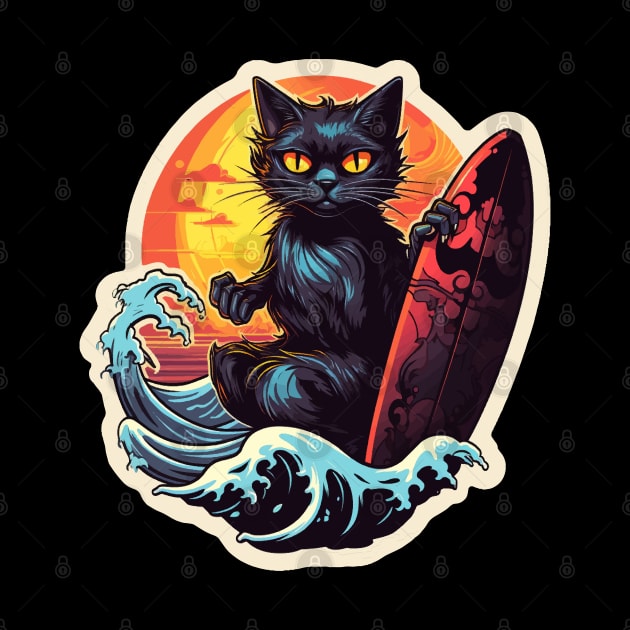 Black Cat Surf Club by VelvetRoom