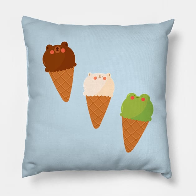 Ice Cream Pillow by maiadrawss
