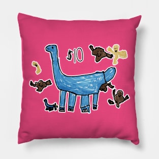 Dino Poo Party Pillow