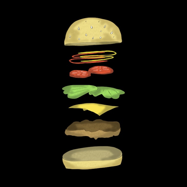 Layered Burger by Twintendo5