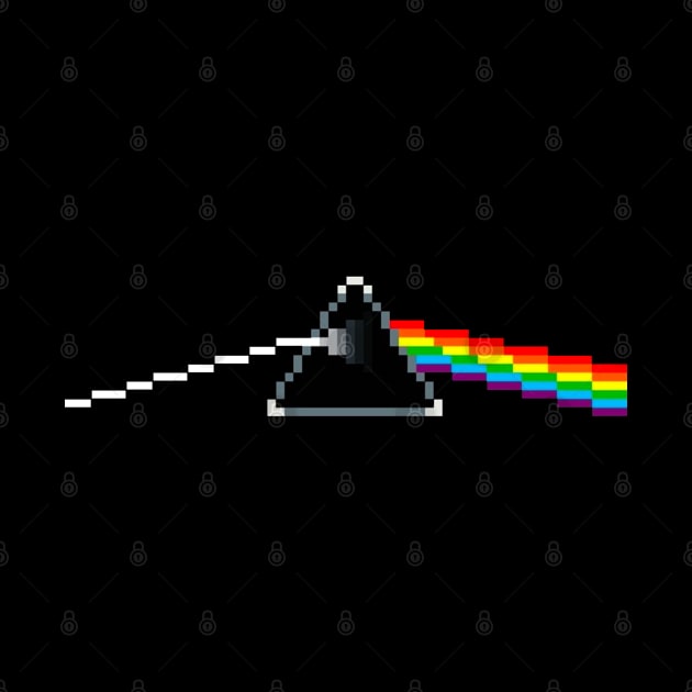 Dark side of the moon 8 bit by Kopi Aiko Art