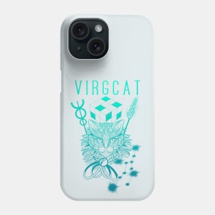 Zodiacat, a zodiac cattery: virgo - virgcat Phone Case