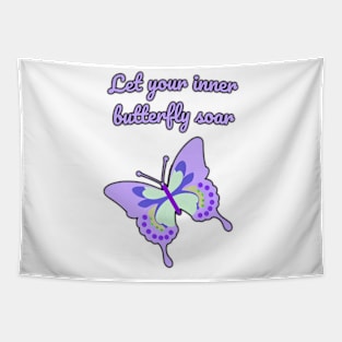 Let your inner butterfly soar Tapestry