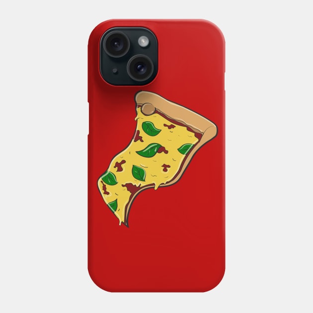 Pizza Phone Case by mcillustrator