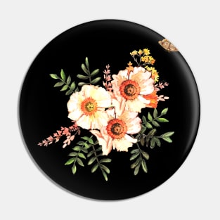 Delicate Spring Flowers Pin