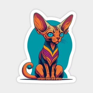 Cute Sphinx Cat Magnet