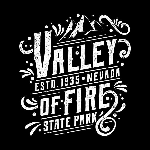 Valley of Fire State Park Art Vintage Motive by MarkusShirts