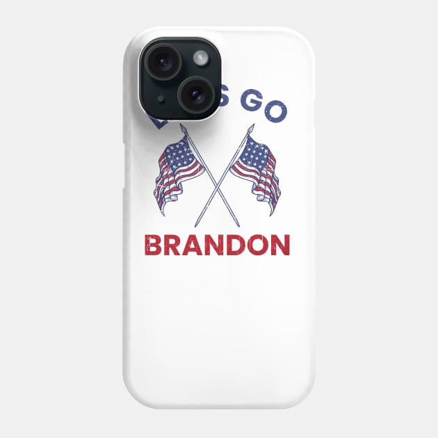 lets go brandon flag Phone Case by Thermul Bidean