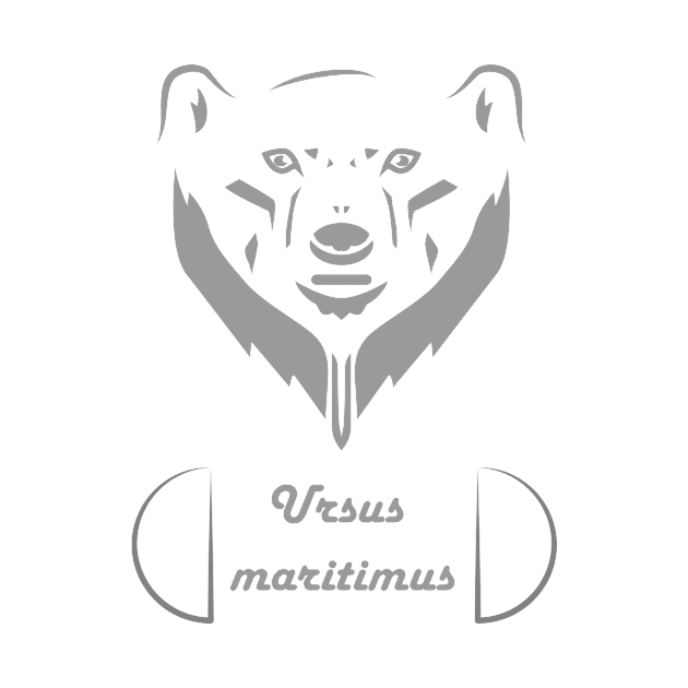 Polar bear in vintage style by ingotr