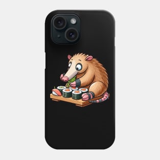 Aardvark Eating Sushi Phone Case