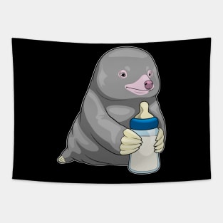 Mole Baby bottle Milk Tapestry