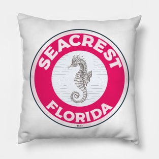 Seacrest Florida Crab 30A 30 A Emerald Coast Walton County Pillow